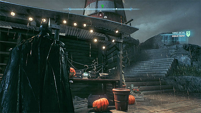 Look around near the lighthouse - Riddler trophies on Bleake Island (19-36) | Collectibles - Bleake Island - Collectibles - Bleake Island - Batman: Arkham Knight Game Guide & Walkthrough