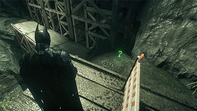 The place where you will find the trophy - Riddler trophies in the Subway | Collectibles - Subway Under Construction - Collectibles - Subway Under Construction - Batman: Arkham Knight Game Guide & Walkthrough