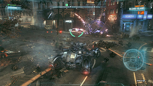 Destroy all the tanks near the Clock Tower. - Take out the militia forces guarding the Clock Tower | Main story - Main story - Batman: Arkham Knight Game Guide & Walkthrough