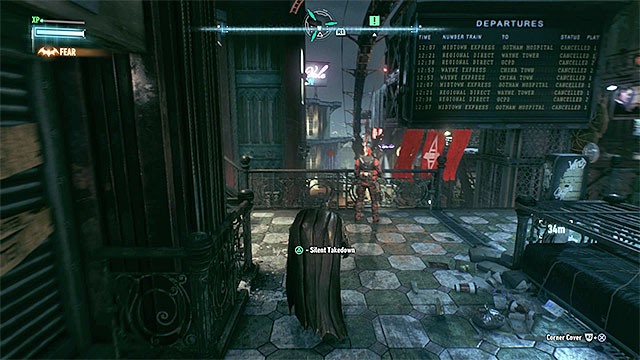 The drone operator should one of the first enemies that you eliminate. - Regain control of Mercy Bridge | Main story - Main story - Batman: Arkham Knight Game Guide & Walkthrough