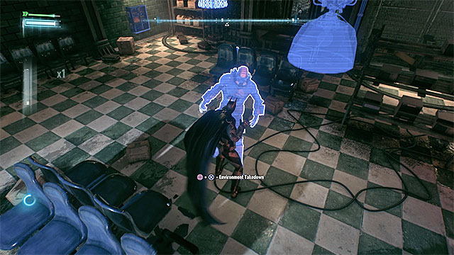 You need to stun the brute with the cape before you start hitting him. - Neutralize the Brutes | Main story - Main story - Batman: Arkham Knight Game Guide & Walkthrough