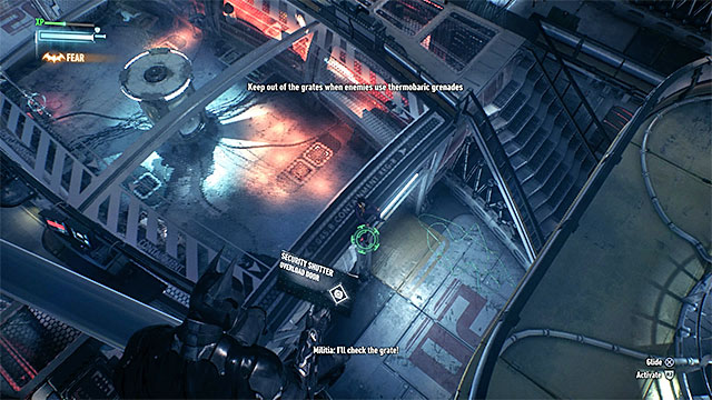 Be on your guard when the enemies use mines or thermobaric grenades - Find Scarecrow onboard the second airship | Main story - Main story - Batman: Arkham Knight Game Guide & Walkthrough