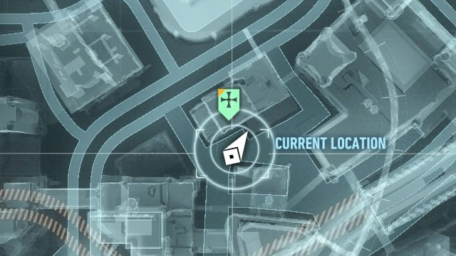 Drive out of the underground parking lot, activate the Batmobiles Battle Mode and start pressing the Sonar key/button - Use the Batmobiles sonar to locate Ivys second plant | Main story - Main story - Batman: Arkham Knight Game Guide & Walkthrough