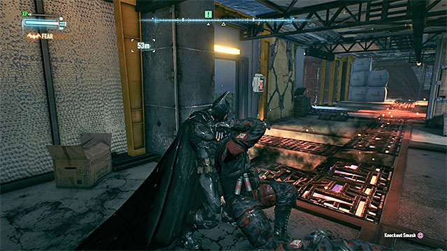 Take down the enemies by the missile launcher one by one - Take out the long range missile launcher | Main story - Main story - Batman: Arkham Knight Game Guide & Walkthrough