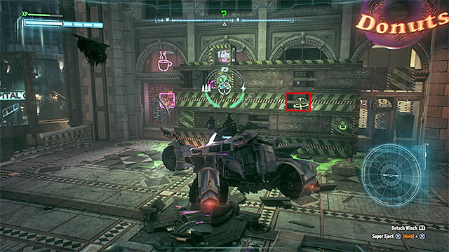 Next, move the metal object right - Riddler trophies on Miagani Island (1-19) | Collectibles - Miagani Island - Collectibles - Miagani Island - Batman: Arkham Knight Game Guide & Walkthrough
