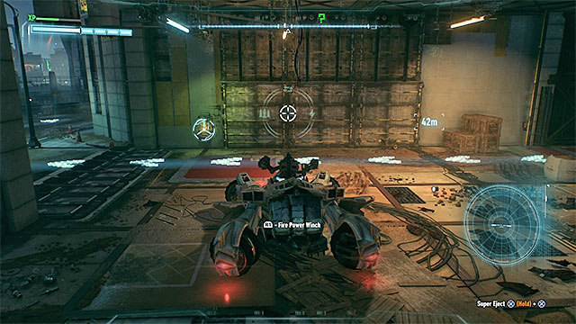 Use the winch on the generator - Riddler trophies on Founders Island (1-16) | Collectibles - Founders Island - Collectibles - Founders Island - Batman: Arkham Knight Game Guide & Walkthrough