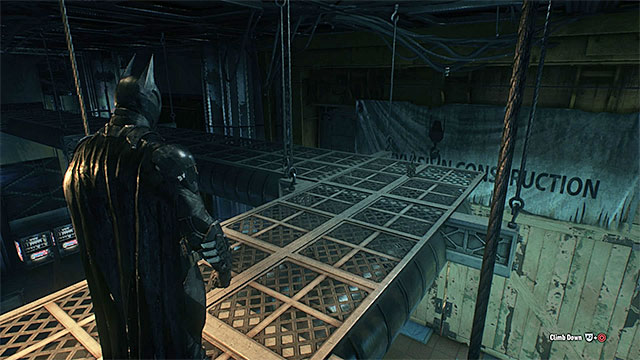 Check the ceiling - Riddler trophies in the Subway | Collectibles - Subway Under Construction - Collectibles - Subway Under Construction - Batman: Arkham Knight Game Guide & Walkthrough