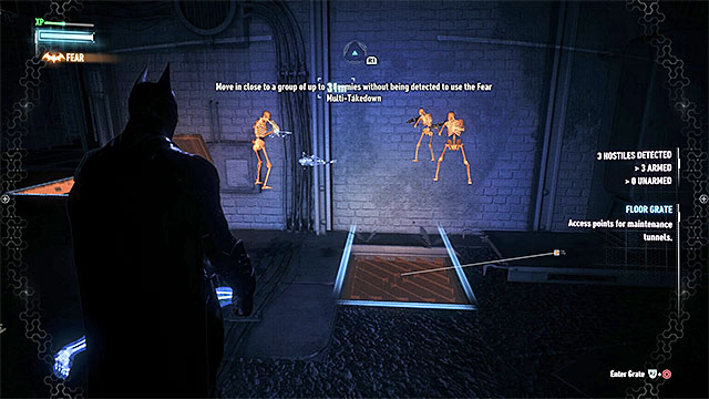 Use the ventilation shaft to get to a seemingly inaccessible room. - Use the antenna at the Falcone Shipping Yard | Main story - Main story - Batman: Arkham Knight Game Guide & Walkthrough