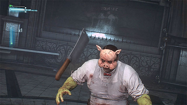 Throw back the cleavers thrown at you by Pyg - The Perfect Crime | Side missions (Most Wanted) | Batman Arkham Knight - Side missions (Most Wanted) - Batman: Arkham Knight Game Guide & Walkthrough