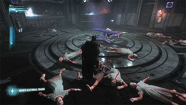 Take interest in professor Pym only after you get rid of all the patients - The Perfect Crime | Side missions (Most Wanted) | Batman Arkham Knight - Side missions (Most Wanted) - Batman: Arkham Knight Game Guide & Walkthrough