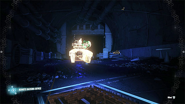Use the remote hacking device to blind the tanks - Locate and release Ivys plant on the Founders Island (continued) | Main story - Main story - Batman: Arkham Knight Game Guide & Walkthrough