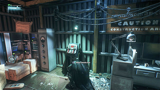 Find the switch that unlocks the road for the Batmobile - Locate and release Ivys plant on the Founders Island (continued) | Main story - Main story - Batman: Arkham Knight Game Guide & Walkthrough