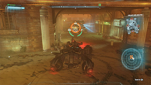Target cooling systems and destroy them - Arkham Knight - second encounter (Cloudburst tank battle) | Boss fights - Boss fights - Batman: Arkham Knight Game Guide & Walkthrough