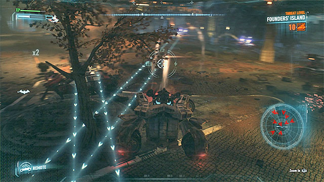 Care for Batmobiles energy bar and dont get too far away from Batman and Oracle - Protect the Oracle | Main story - Main story - Batman: Arkham Knight Game Guide & Walkthrough