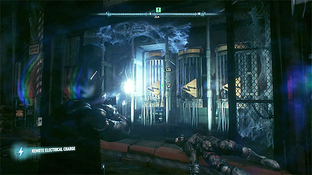 Load the generators with the remote electric charge - Defend the Gotham City Police Department | Main story - Main story - Batman: Arkham Knight Game Guide & Walkthrough