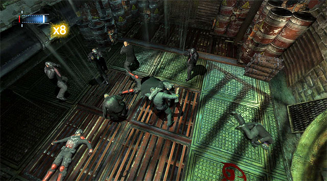 Use skill to respond to the attacks of the martial artists - Uplink the National Criminal Database to the batcomputer - Main storyline - Batman: Arkham Origins - Game Guide and Walkthrough