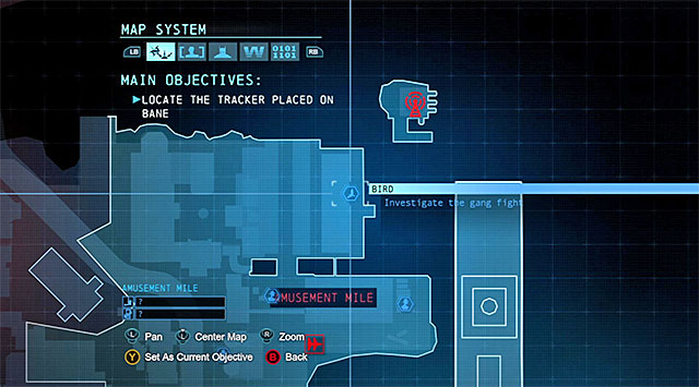 The location where the second gang fight is taking place - Bird - Most Wanted - Batman: Arkham Origins - Game Guide and Walkthrough