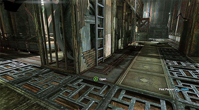 You can hide here in the venting shafts, among others - Locate Fireflys bombs - Main storyline - Batman: Arkham Origins - Game Guide and Walkthrough