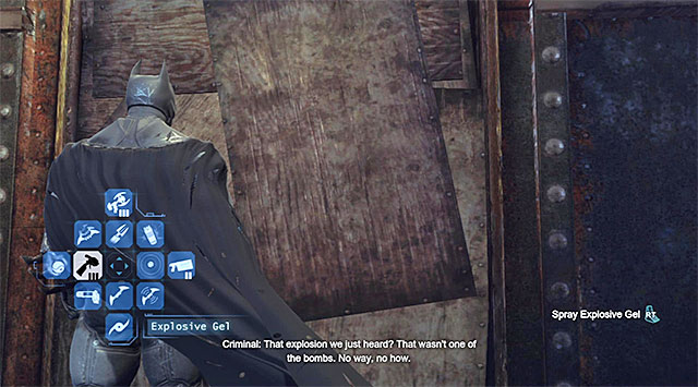 You need to destroy this wall fragment - Disarm the bomb in the train station - Main storyline - Batman: Arkham Origins - Game Guide and Walkthrough