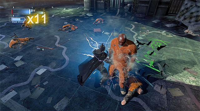 The gloves will also come in handy while eliminating the strongest of the enemies - Stop the Joker #2 - cell block B - Main storyline - Batman: Arkham Origins - Game Guide and Walkthrough