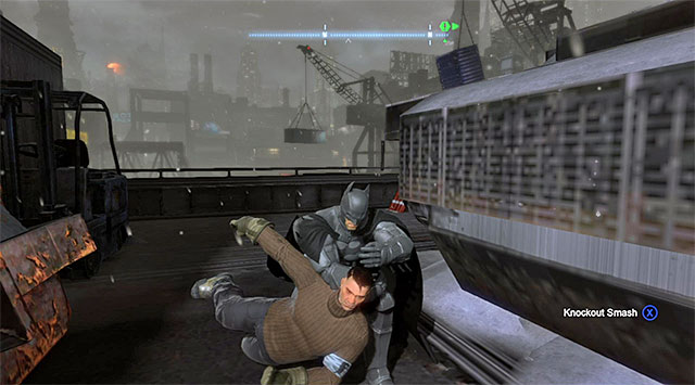wait for the enemies to separate and then attack them - Gain access to the Final Offer - Main storyline - Batman: Arkham Origins - Game Guide and Walkthrough