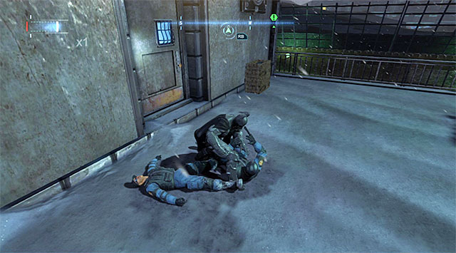 You can knock down and finish out both of the guards simultaneously - Gain access to the GCPD via the rooftop - Main storyline - Batman: Arkham Origins - Game Guide and Walkthrough