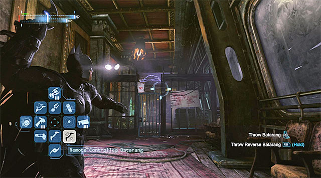 Backtrack to the south now, and stop at the gate shown in the screenshot - The best hidden datapacks - Extortion File 7 (Amusement Mile) - Enigma Datapacks - Batman: Arkham Origins - Game Guide and Walkthrough