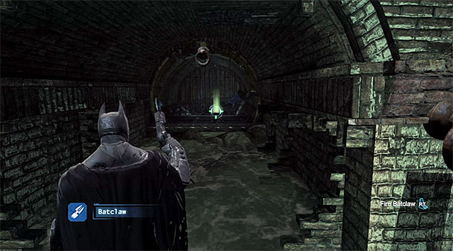 Regardless of the path that you have chosen, you will reach a flooded part of the sewers, which means the necessity to use the glue grenade to make a floating platform - The best hidden datapacks - Extortion File 20 (Burnley) - Enigma Datapacks - Batman: Arkham Origins - Game Guide and Walkthrough