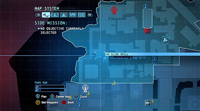 To start this task, you need to reach the Western part of the Park Row district (the above screenshot) - Dark Knight System - Challenges - Batman: Arkham Origins - Game Guide and Walkthrough