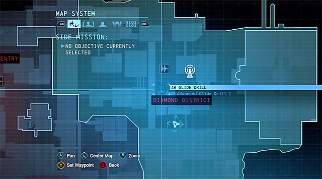 To start this task, you need to get to the central part of the Diamond District (the above screenshot) - Dark Knight System - Challenges - Batman: Arkham Origins - Game Guide and Walkthrough