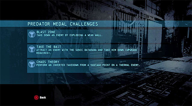 It is necessary that you learn the requirements of each challenge right after it loads - Training console challenges - Challenges - Batman: Arkham Origins - Game Guide and Walkthrough