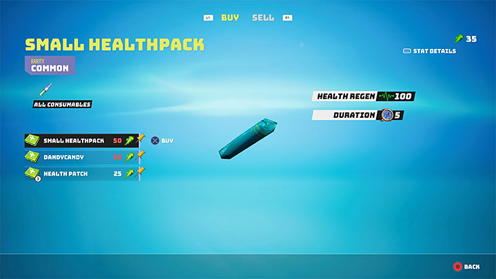 The second method is to buy the medicine from merchants - Biomutant: Healing - how to restore health? - Character & equipment - Biomutant Guide