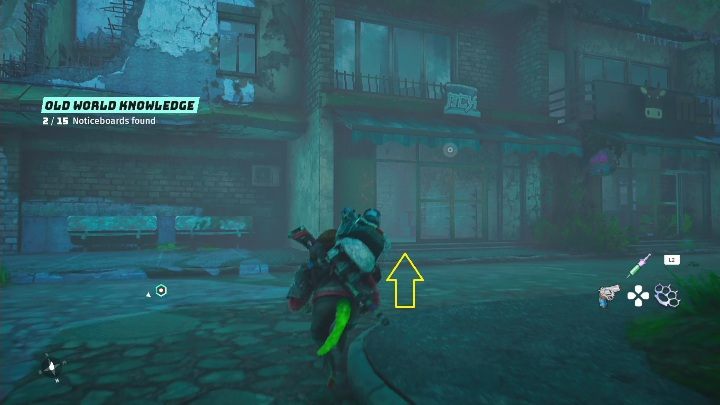 Location: In a building, on the west side of Bricktown - Biomutant: Find The Fry-Sparkers - walkthrough - Exploration - Biomutant Guide