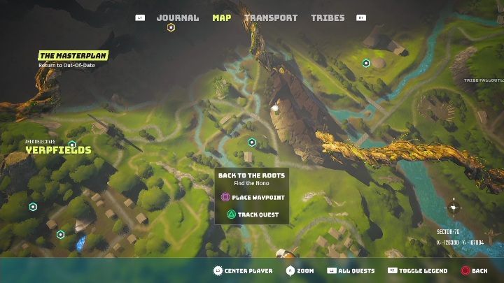 Location: In the square near the destroyed building (Hopehall) - Biomutant: Captives - walkthrough - Exploration - Biomutant Guide