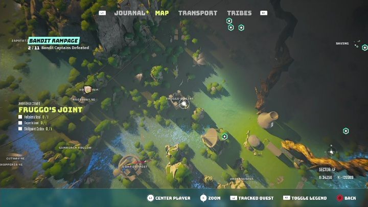 Location: Fruggo's Joint - Biomutant: Captives - walkthrough - Exploration - Biomutant Guide