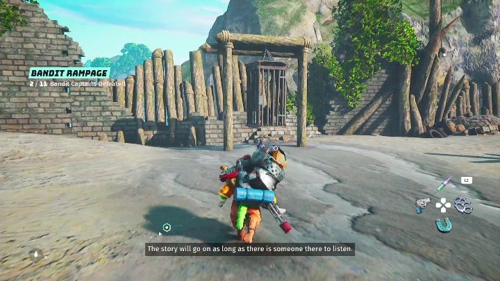 You will come across the seventh captivve in the enemy camp, in Fruggo's Joint - Biomutant: Captives - walkthrough - Exploration - Biomutant Guide