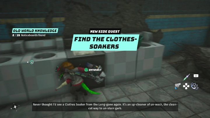 2 - Biomutant: Find The Clothes-Soakers - walkthrough description - Exploration - Biomutant Guide