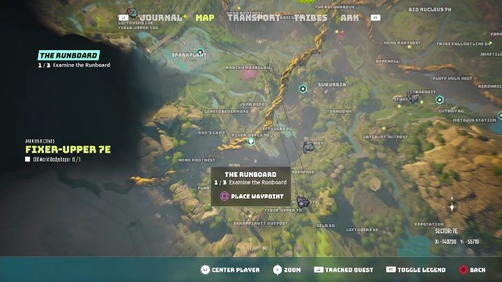 Location: Fixer Upper 7E - Biomutant: The Runboard - walkthrough - Exploration - Biomutant Guide