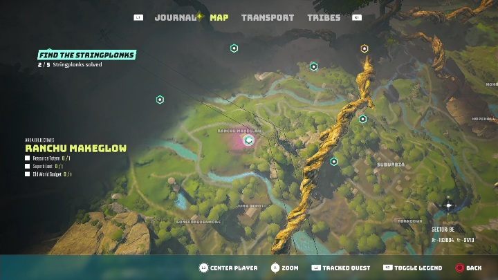 Location: The Makeglow Ranch - Biomutant: The Stringplonk - walkthrough - NPC quests - Biomutant Guide