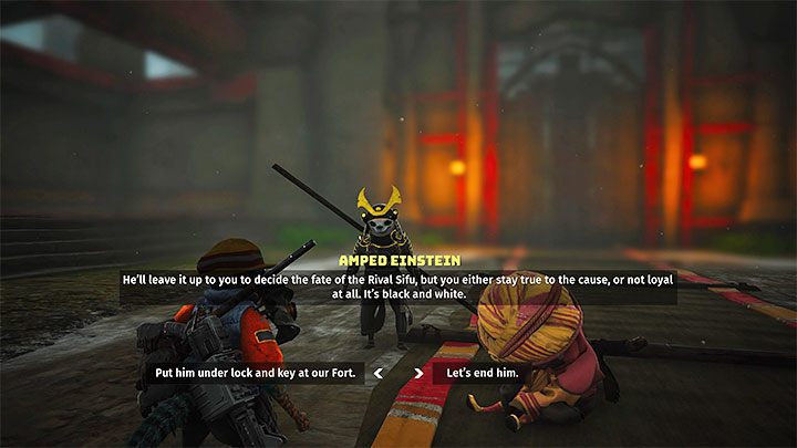 After winning a battle, you will have to make a choice - enslave or kill the enemy leader - Biomutant: Trophies/Achievements - list - Appendix - Biomutant Guide