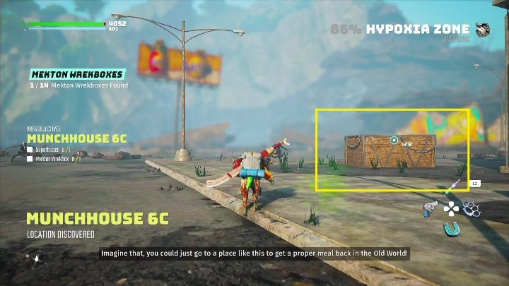 Location: Munchhouse 6C - Biomutant: Mekton Wrekboxes - walkthrough - Exploration - Biomutant Guide