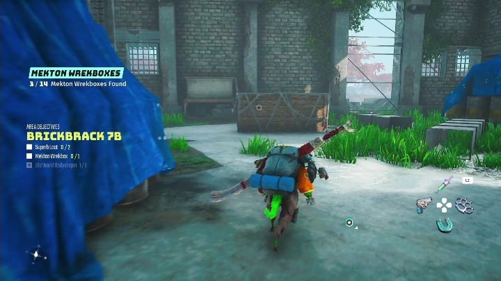 Location: Brickbrack 7B - Biomutant: Mekton Wrekboxes - walkthrough - Exploration - Biomutant Guide