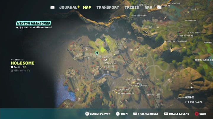 Location: Holesome - Biomutant: Mekton Wrekboxes - walkthrough - Exploration - Biomutant Guide