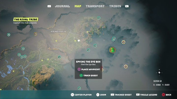 Location: Smilo Shopperia - Biomutant: Spying the Eye Box - walkthrough - NPC quests - Biomutant Guide