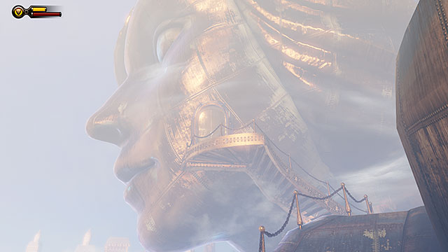 Once youre outside use a small walkway leading to a room located inside the statues head - Find the girl | Chapter 6 - Monument Tower - Chapter 6 - Monument Tower - BioShock Infinite Guide
