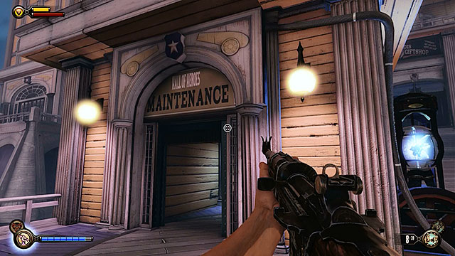 Once youve won the battle use the Shock Jockey vigor on an electrical node found near the angel statue - Return to Soldiers Field and power up the gondola - Chapter 12 - Return to Hall of Heroes - BioShock: Infinite - Game Guide and Walkthrough