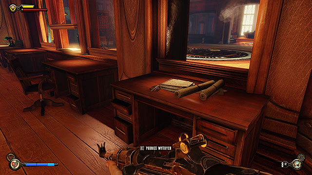 Go to the room with the elevator - Find a way into Finkton - Chapter 16 - Worker Induction Center / Finkton Proper - BioShock: Infinite - Game Guide and Walkthrough
