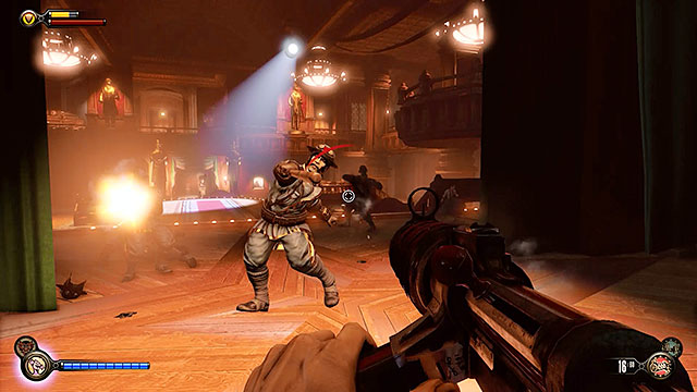 Once youve opened the tear youll find yourself in one of the many alternative realities youre yet to discover - Return to the gunsmiths shop - Chapter 18 - The Good Time Club - BioShock: Infinite - Game Guide and Walkthrough