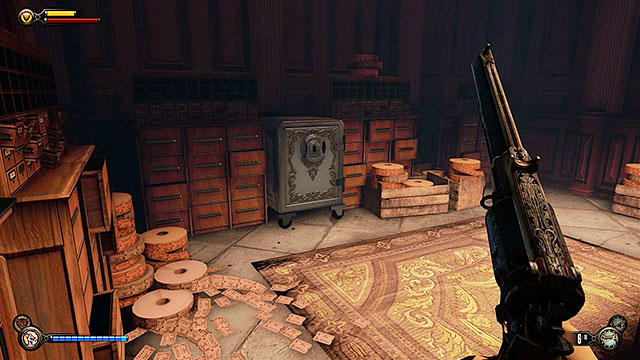 Wait until youve arrived at the station and go to the ticket hall where youll encounter two Vox - Go to Comstock house part 2 | Chapter 29 - Port Prosperity - Chapter 29 - Port Prosperity - BioShock Infinite Guide