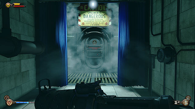 Youll end up in a corridor leading to three different rooms - Find the girl - Chapter 6 - Monument Tower - BioShock: Infinite - Game Guide and Walkthrough